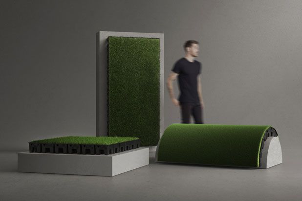 Espora: a design for spreading green spaces in cities. Photo courtesy of Lúcid Design Agency.