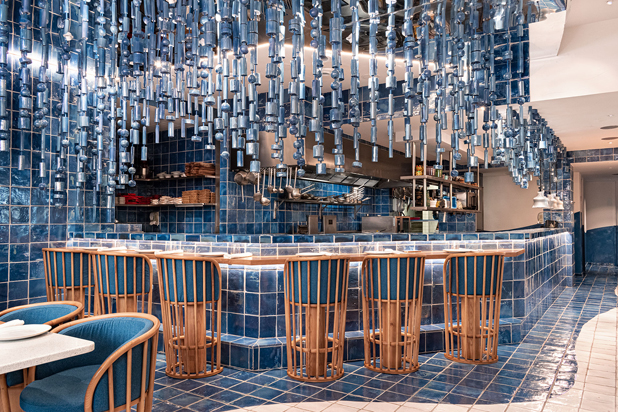 Interior Design of the La Sastrería restaurant in Valencia, Spain. Photo courtesy of Masquespacio.