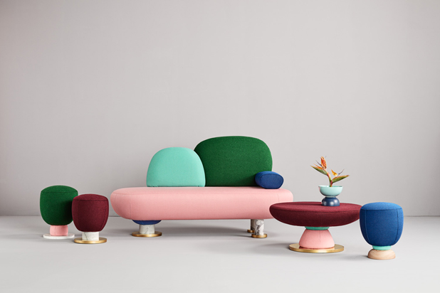 TOADSTOOL furniture collection by Masquespacios for Missana. Photo by Cualiti, courtesy of Masquespacio.