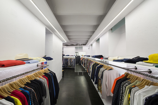 Interior design at Madrid’s Sportivo store