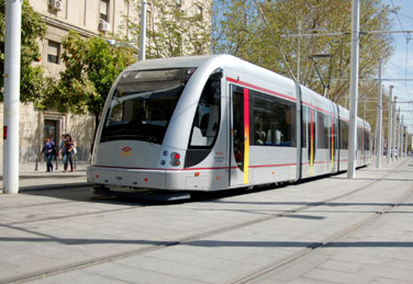 Diseño del tranvía de Sevilla para CAF