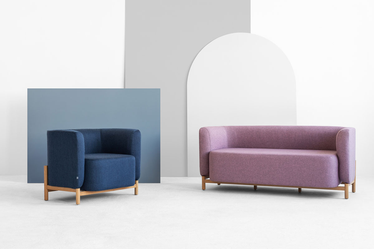 POLAR sofa designed by Muka Design Lab for Fameg. Photo by Muka Design Lab