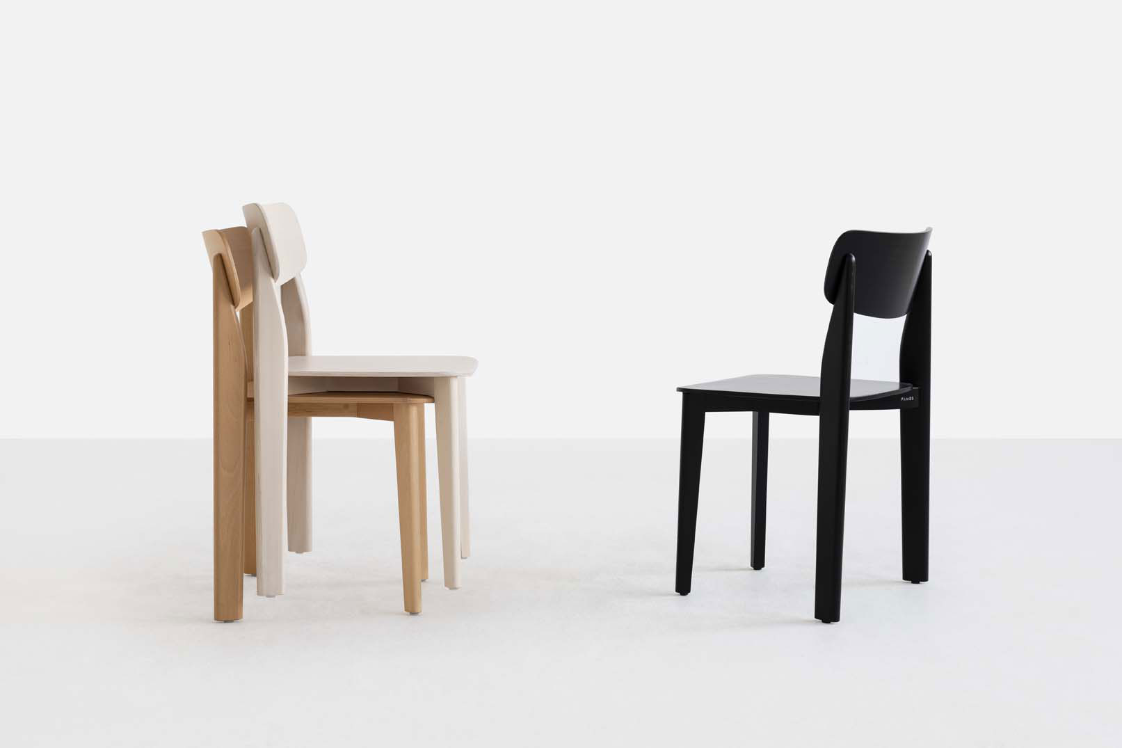 PALA chairs designed by Muka Design Lab for Fameg. Photo by Muka Design Lab