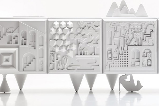 Tout va Bien cabinet by Antoine and Manuel for BD