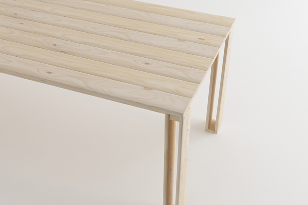 ARINA table by Silvia Ceñal for Lufe. Photo: Courtesy of Silvia Ceñal.