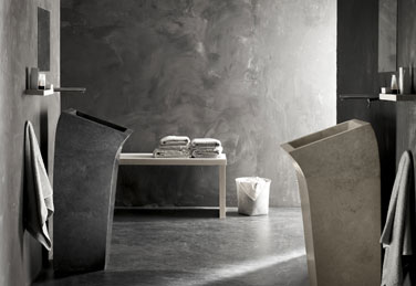 Colección natural series, lavabo Lungo Square para Bathco