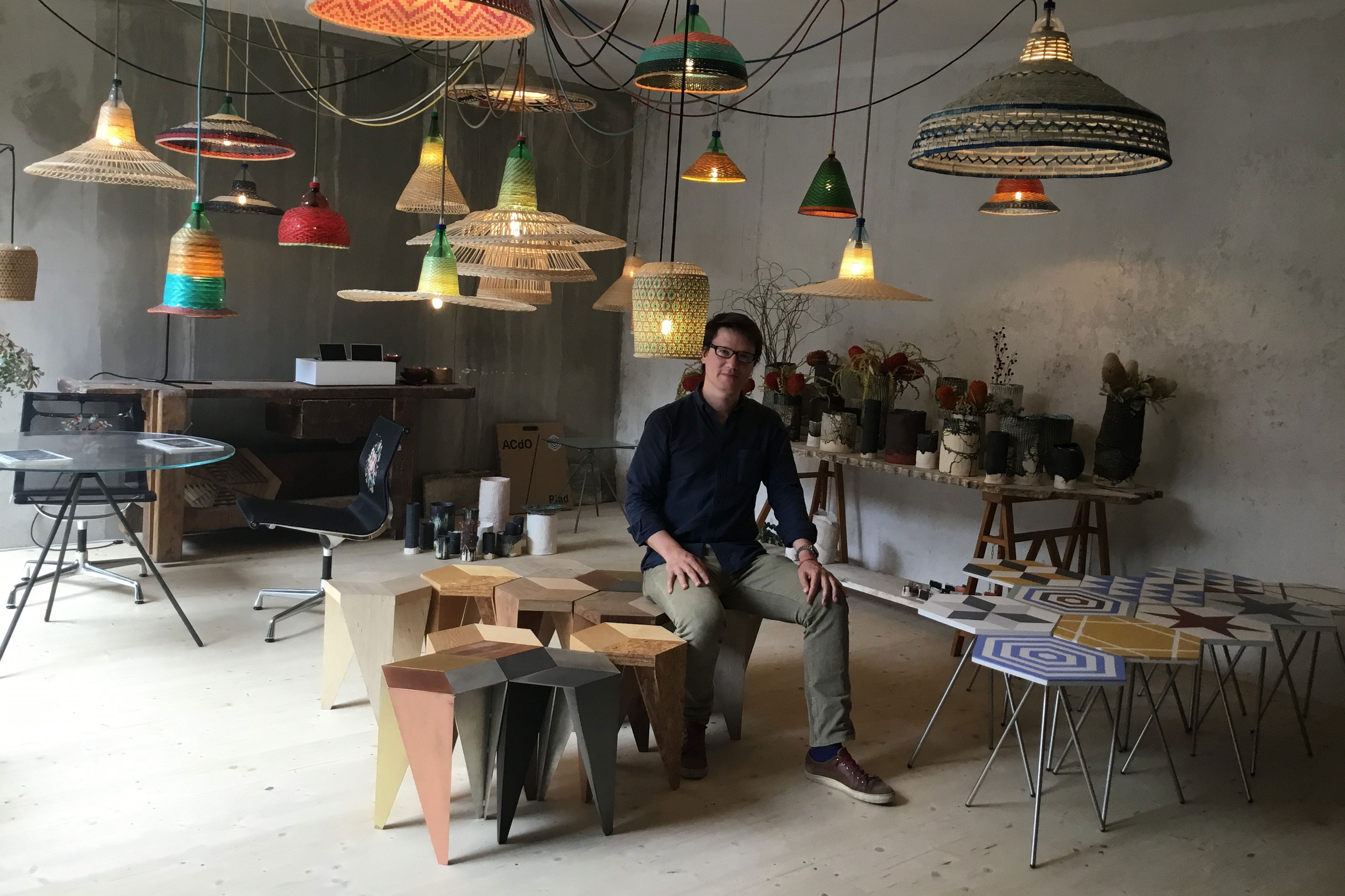 Álvaro Catalán de Ocón in his studio. Photo: Courtesy of Acdo