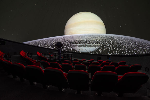 Figueras Seating armchairs at the Saint Michel Observatory in France. Photo courtesy of Figueras Seating.