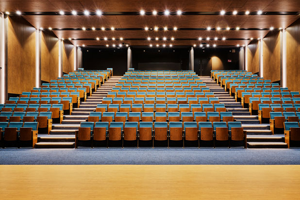 Figueras Seating armchairs at the St Anthony of Padua Catholic School en Sydney, Australia. Photo courtesy of Figueras.