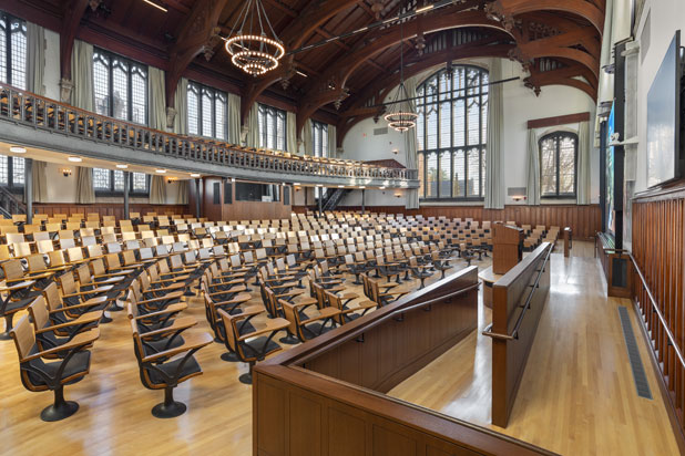 Figueras Seating armchairs at the Princeton University, NJ, USA. Photo courtesy of Figueras Seating.