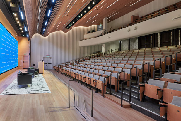 Figueras Seating armchairs at the Georgetown School of Law in Washington DC, USA. Photo by ©Anice Hoachlander, courtesy of Figueras Seating.