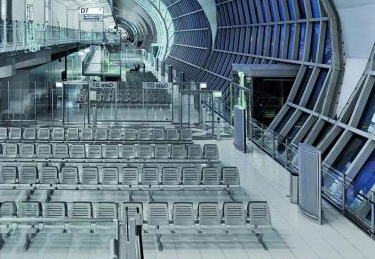 Bancada Nomad en el Aeropuerto de Bangkok (Tailandia)