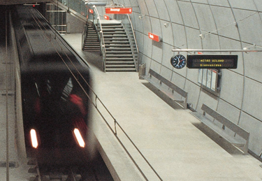 Banco Bilbao en el metro de Bilbao