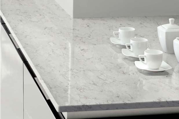 Коллекция Nebula Alpha в цвете Blanco Orion из материала Silestone