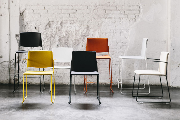 EMA seating family, designed by Lievore Altherr Molina