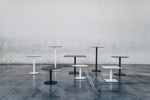 PUNTO tables, designed by Josep Lluscà