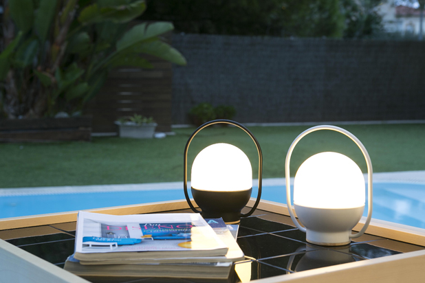 TAKE AWAY portable lamps by  Nahtrang for Faro Barcelona. Photo courtesy of Faro Barcelona