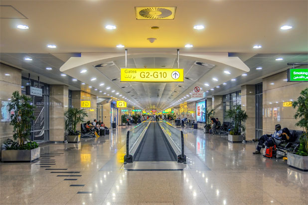 STEEL collection at the El Cairo Airport, Egypt. Photo courtesy by Hobby Flower.