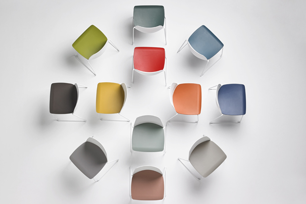 UNNIA chairs, new colours, by Simon Pengelly for Inclass