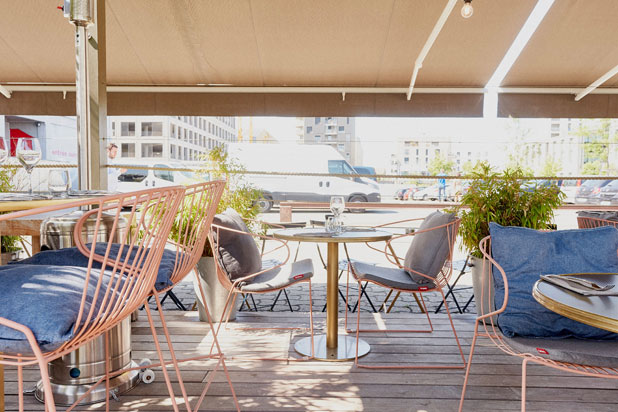 iSiMAR furniture at the La Dame restaurant in Bordeaux (France). Photo: Courtesy of iSiMAR