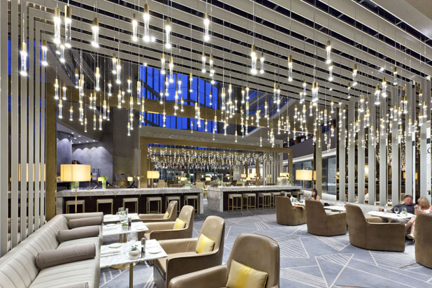 Светильники LEDS-C4 в отеле Fairmont Rey Juan Carlos I в Барселоне (Испания)