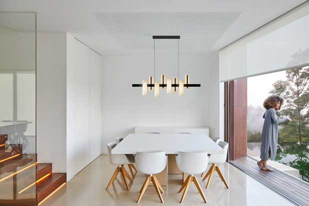 BLACK-NOTE suspension lamp by Ramon Esteve for LZF. Photo courtesy of LZF.