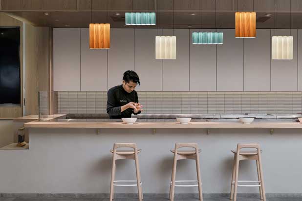 TOMO suspension lamps by Mut Design for LZF. Photo courtesy of LZF.