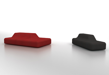 Season upholstered bench, designed by  Piero Lissoni