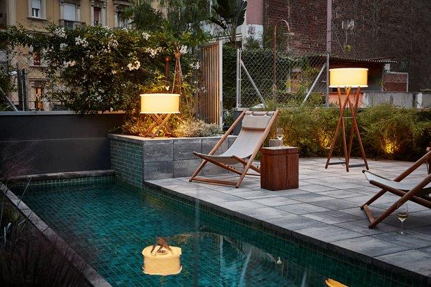 CALA outdoor lamp at Barcelona´s Brummell Hotel