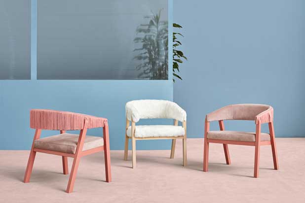 OSLO armchairs designed by Pepe Albargues for Missana. Missana. Photo by Cualiti, courtesy of Missana.