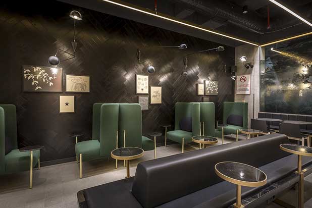 ARA armchairs at the Starbucks Cafe in Istambul, Turkey. Photo courtesy of Missana.