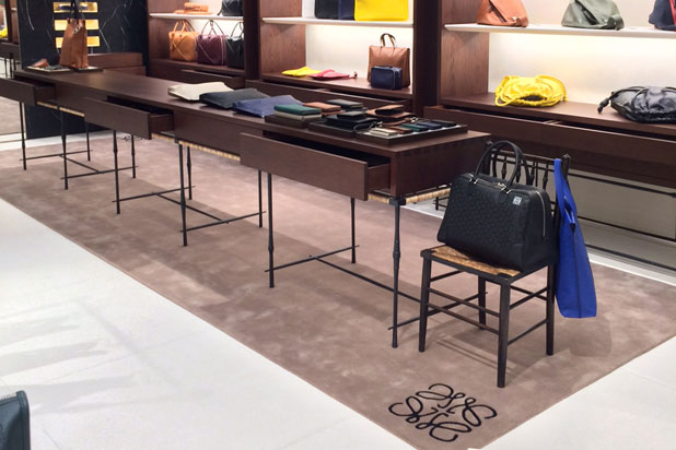 nanimarquina rugs in the Loewe Flagship Store in Macau