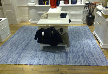 Alfombras Custom fit para las tiendas en Europa de la marca polo Ralph Lauren