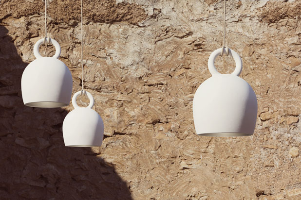CALO hanging lamps designed by Miguel Ángel García for Pott Project. Photo courtesy of Pott Project.