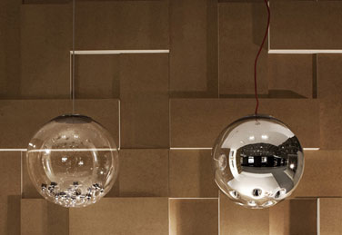 Luminarias Round Transparent y Round Chrome, diseñadas por Marco Bisenzi