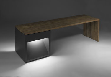 Luminaria Lap Bench, diseñada por David Abad