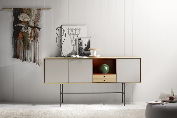 AURA sideboard, designed by Angel Martí & Enrique Delamo