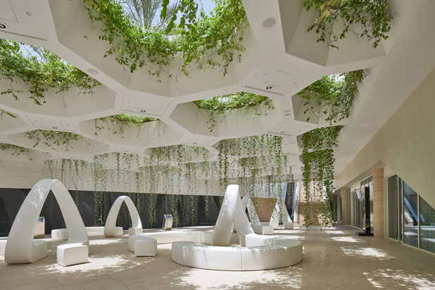 Vondom´s furniture at the Saudi Arabia Pavilion, EXPO 2020 of Dubai. Photo courtesy of Vondom.