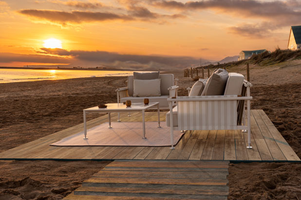 HAMPTONS furniture collection designed by Ramon Esteve for Vondom. Photo courtesy of Vondom.