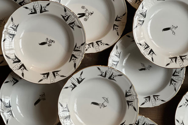 Platos de Andrea Zarraluqui. Foto cortesía de Andrea Zarraluqui.