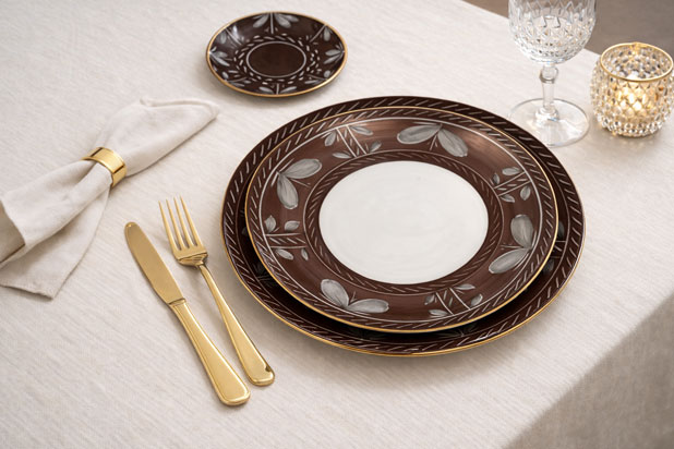 Colección de vajillas SEVILLA de Molecot. Foto cortesía de Molecot. 