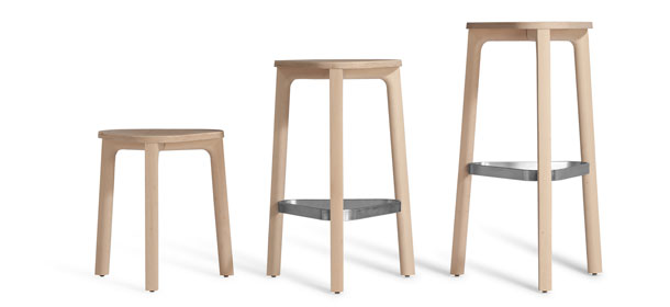 Taburetes Perch, diseñados por Marcel Sigel