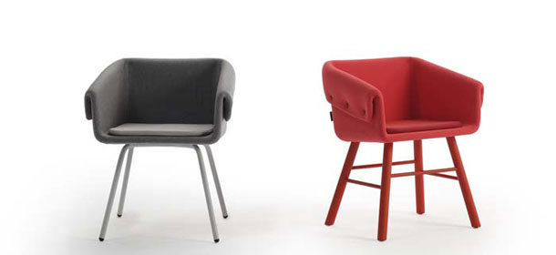 Sillas Collar, diseñadas por el estudio Skrivo