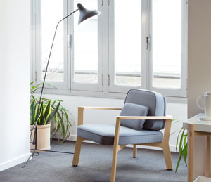 Sillón Breda, diseñado por Borja García