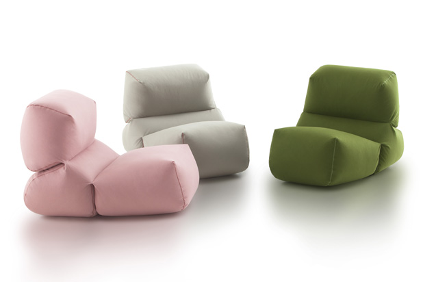 Sillones GRAPY diseñados por Kensaku Oshiro para Gan