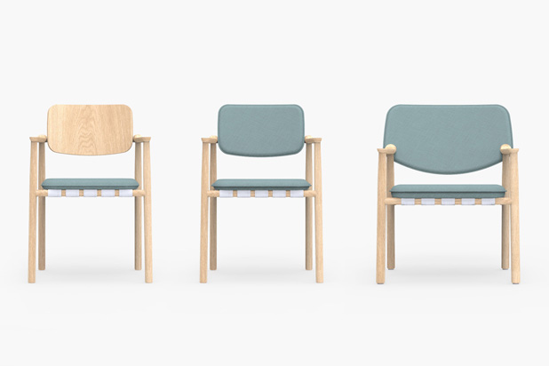 Sillas BELK diseñadas por Szpunar Studio para Capdell