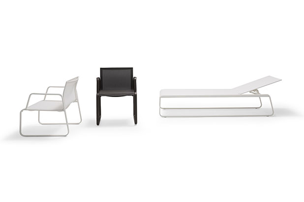 Colección AIRE OUTDOOR diseñada por Piergiorgio Cazzaniga para Andreu World