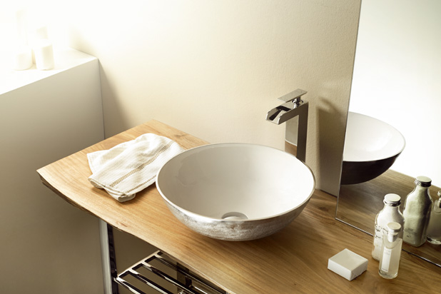 Lavabo NOJA de aluminio esmaltado de Bathco