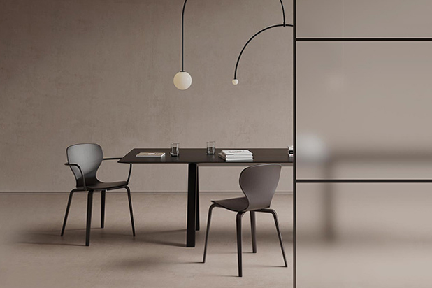 Стулья EARS от Piero Lissoni для Viccarbe. Фото предоставлено Viccarbe.