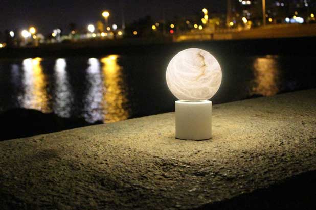 TRIBECA USB portable lamp, designed by Jordi Llopis for Almalight. Photo courtesy of   Almalight.